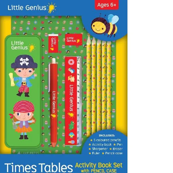 Little Genius Times Tables Activity Book & Set - Bestselling Educational Resource for Kids