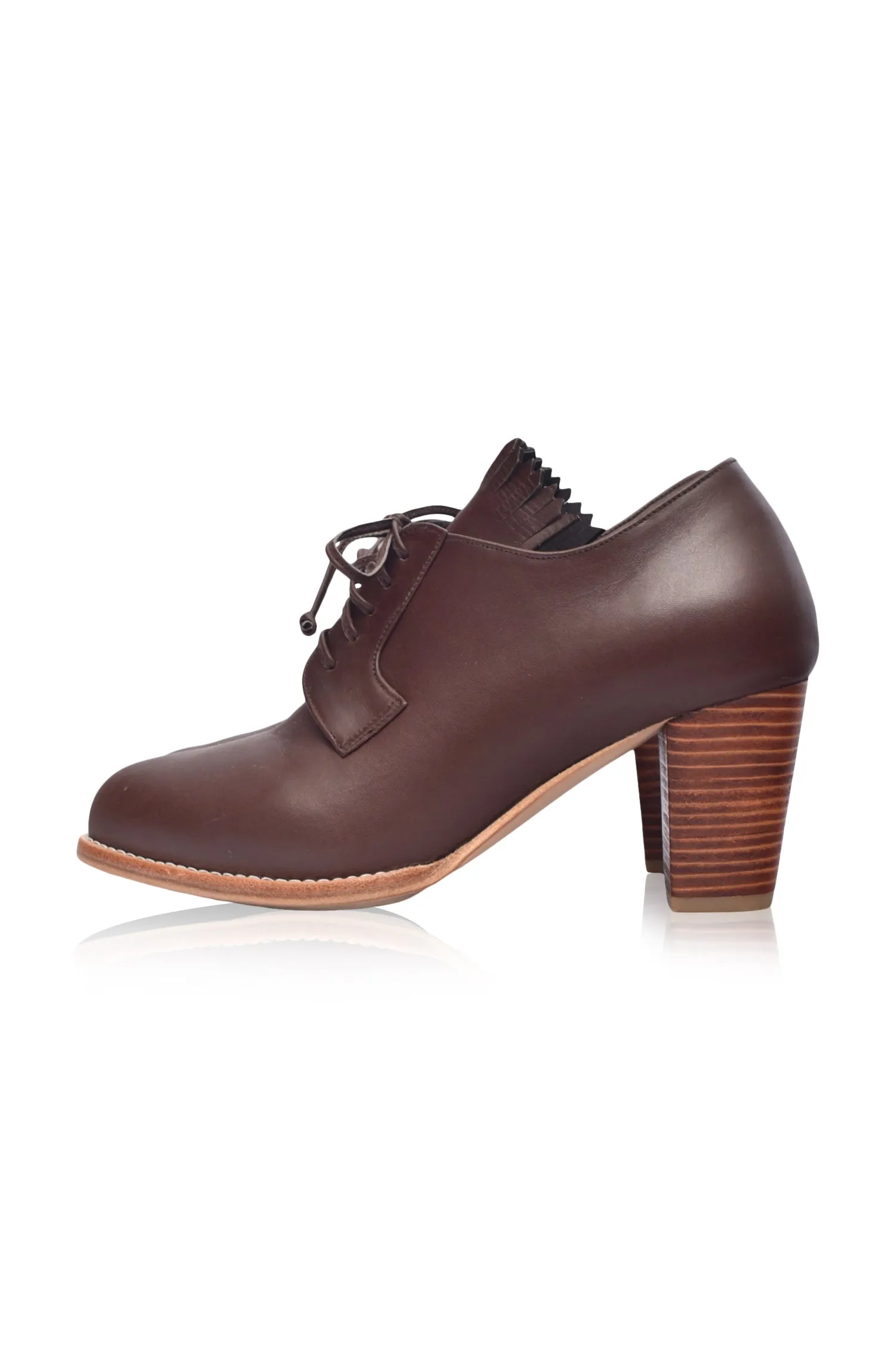 Lyon leather lace-up Oxfords