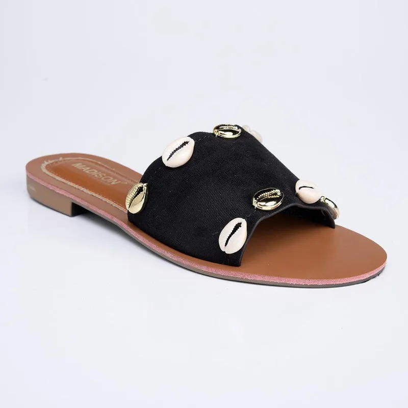 Madison Cassandra Black Sandals