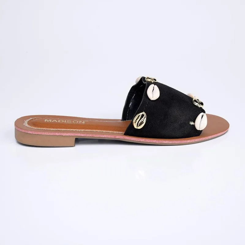 Madison Cassandra Black Sandals