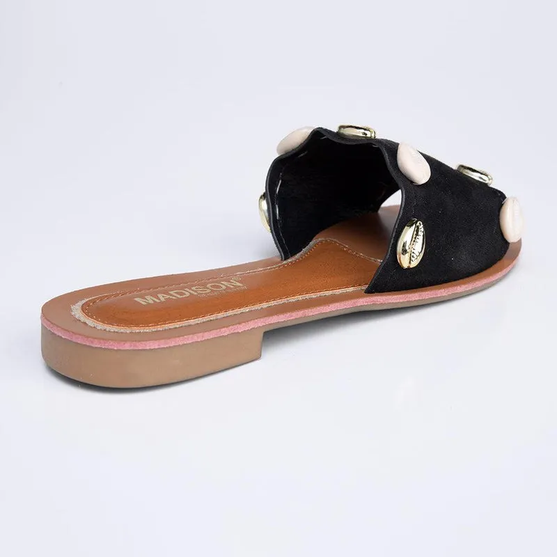 Madison Cassandra Black Sandals