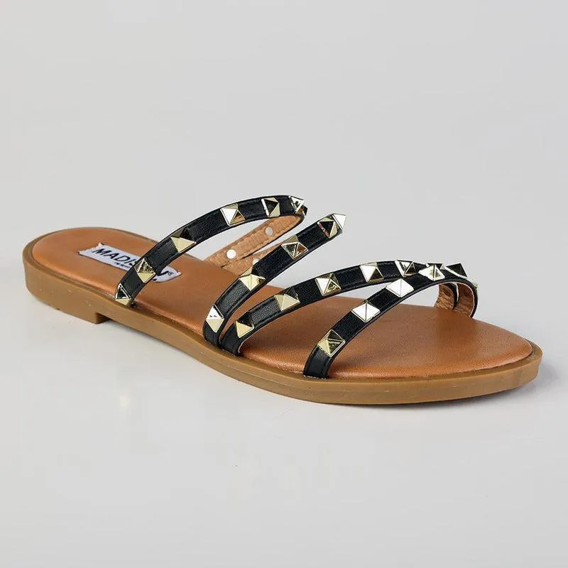 Madison Marian Black Studded Sandal