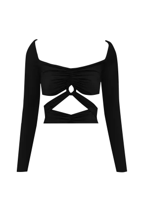 Maygel Coronel, Redmar Top, Black - Shop now.