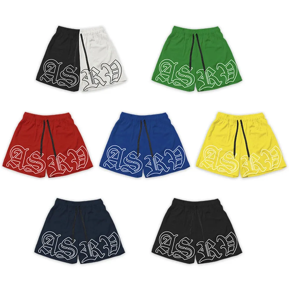 Mesh Beach Shorts for Men's Summer Running Jogging Training Dry Quick Plus Size Shorts