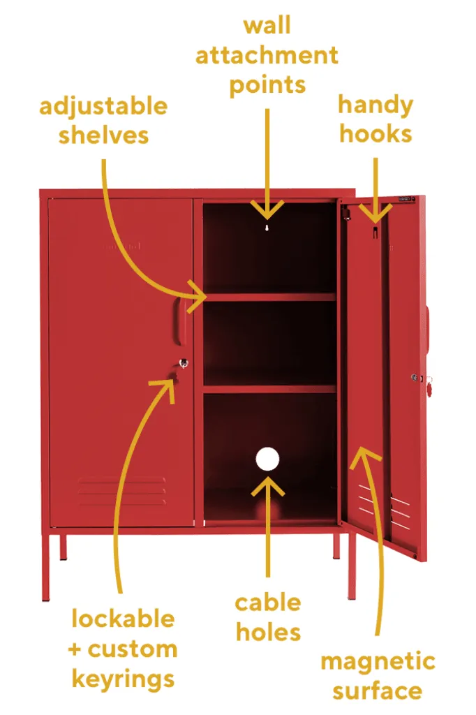 Mustard Made - Midi Cabinet in Poppy