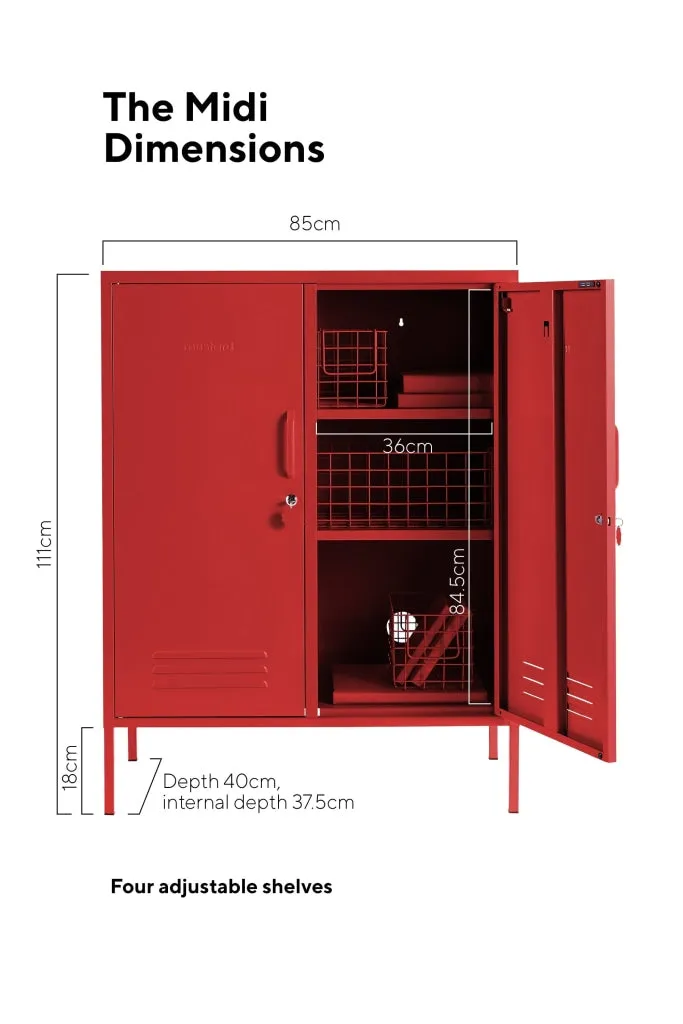 Mustard Made - Midi Cabinet in Poppy