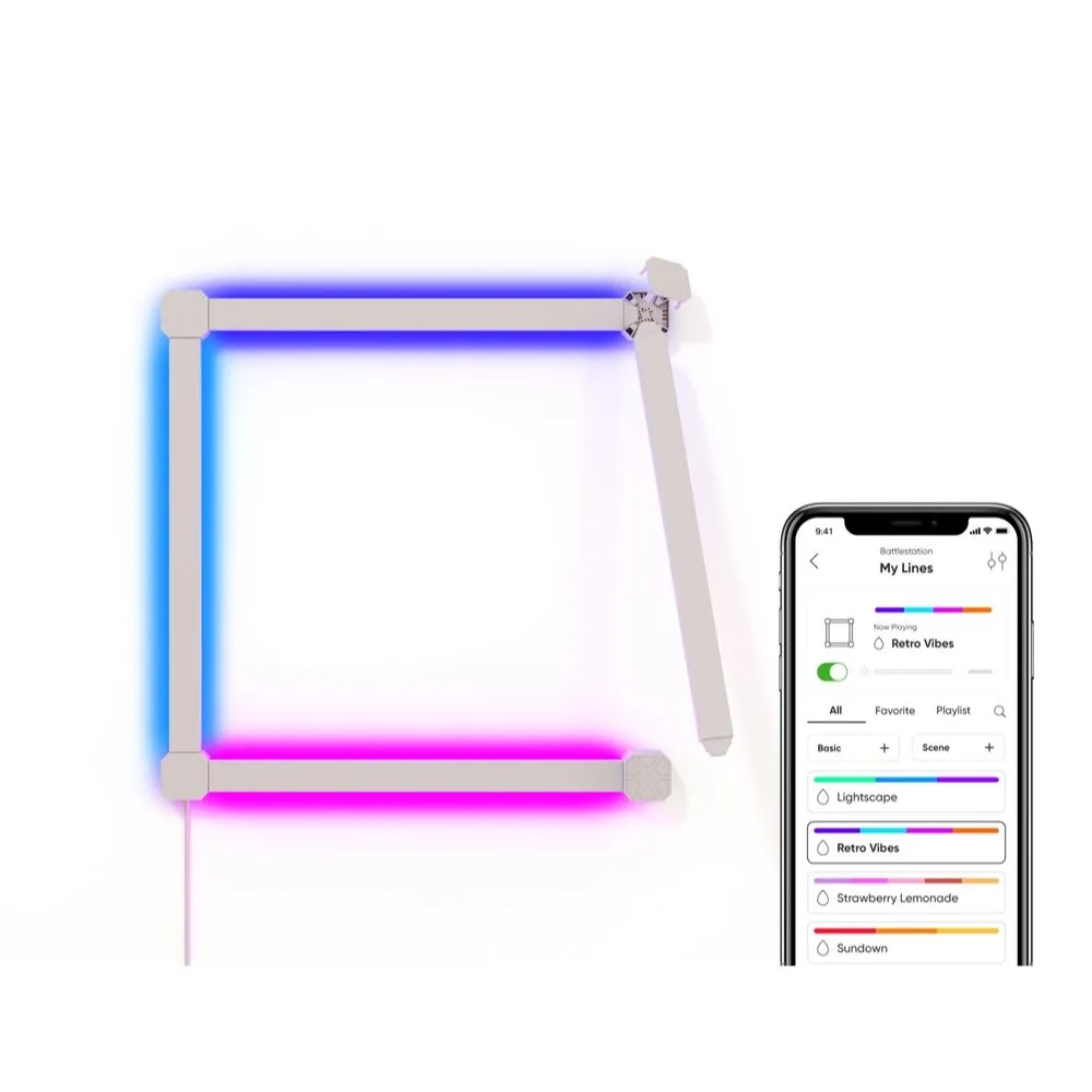 Nanoleaf 90 Degrees Starter Kit - 4 Lines