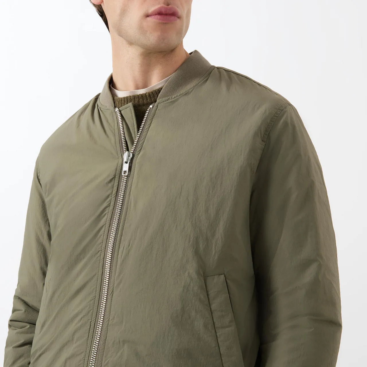 NN07 The Sustainable Edit Dixon 8280 Bomber Jacket - Green