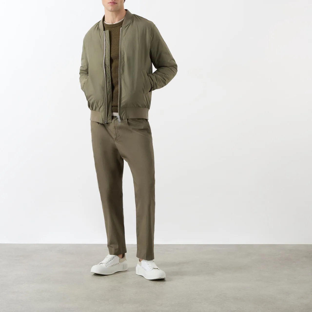 NN07 The Sustainable Edit Dixon 8280 Bomber Jacket - Green