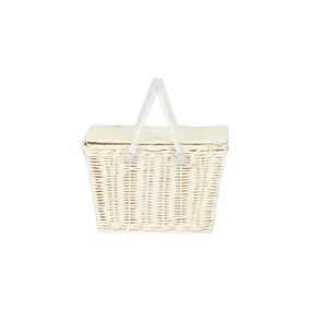 Olli Ella Piki Basket - Chalk: Stylish and Practical Storage Solution