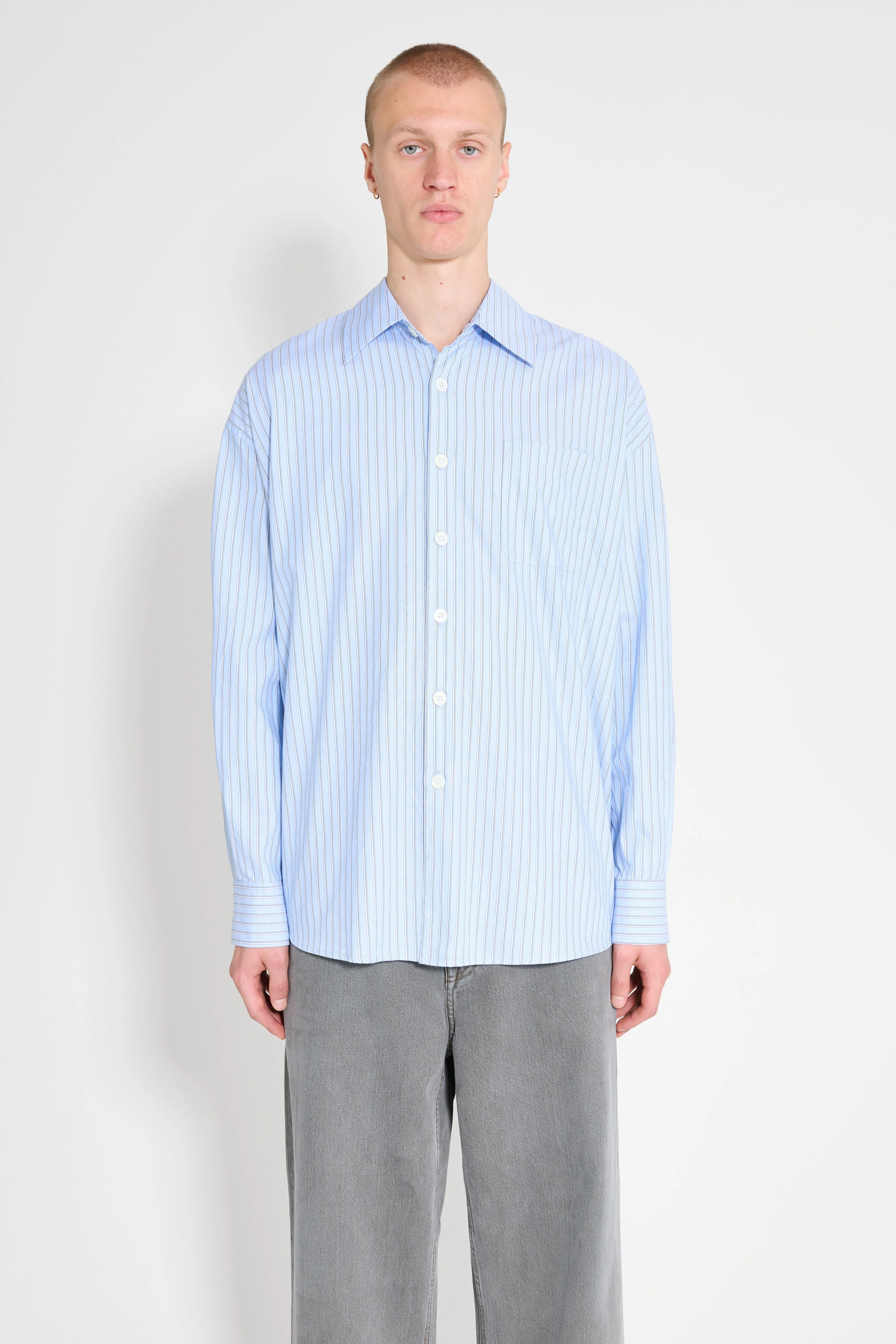 Our Legacy Borrowed Shirt Big Daddy Stripe Oxford