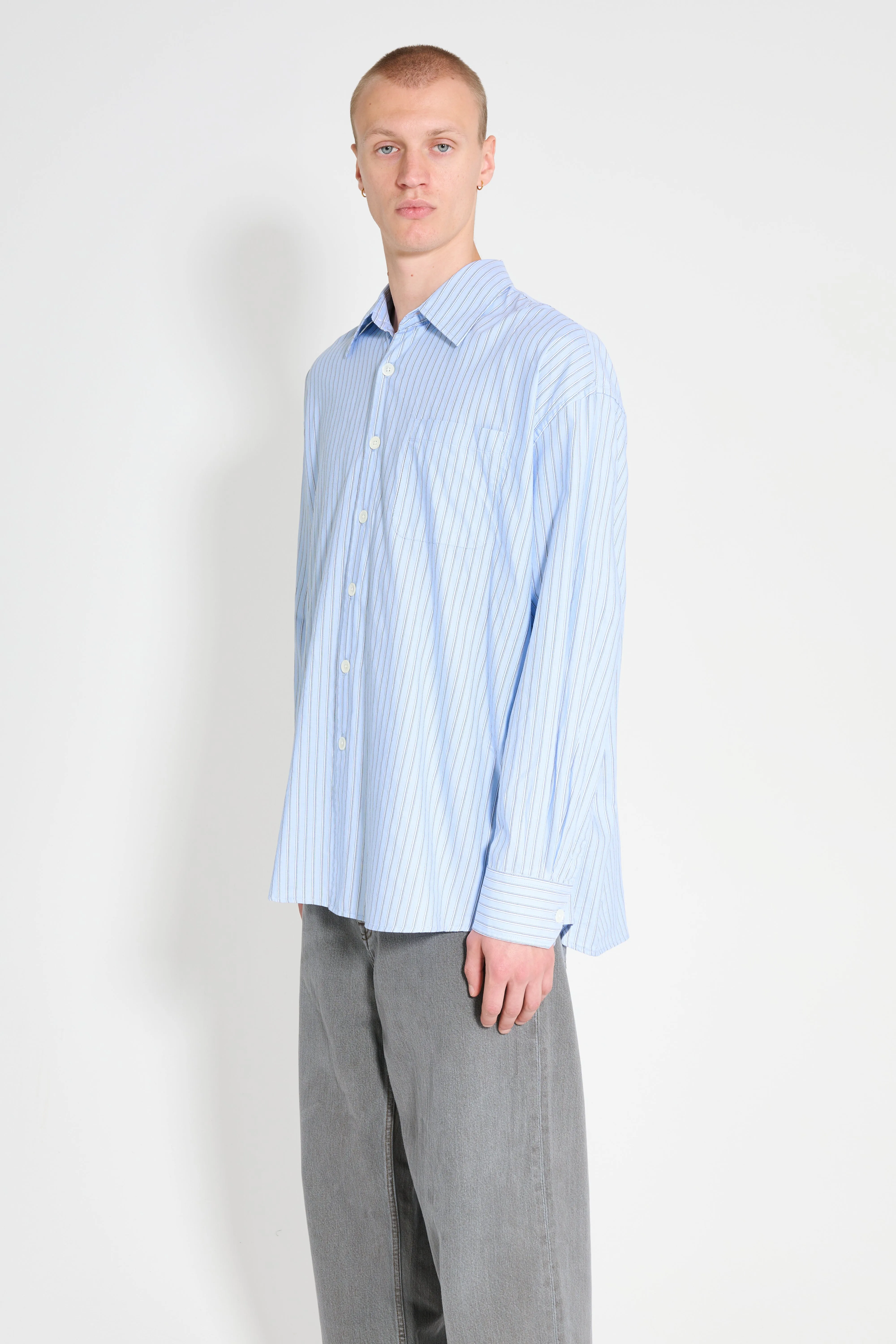 Our Legacy Borrowed Shirt Big Daddy Stripe Oxford