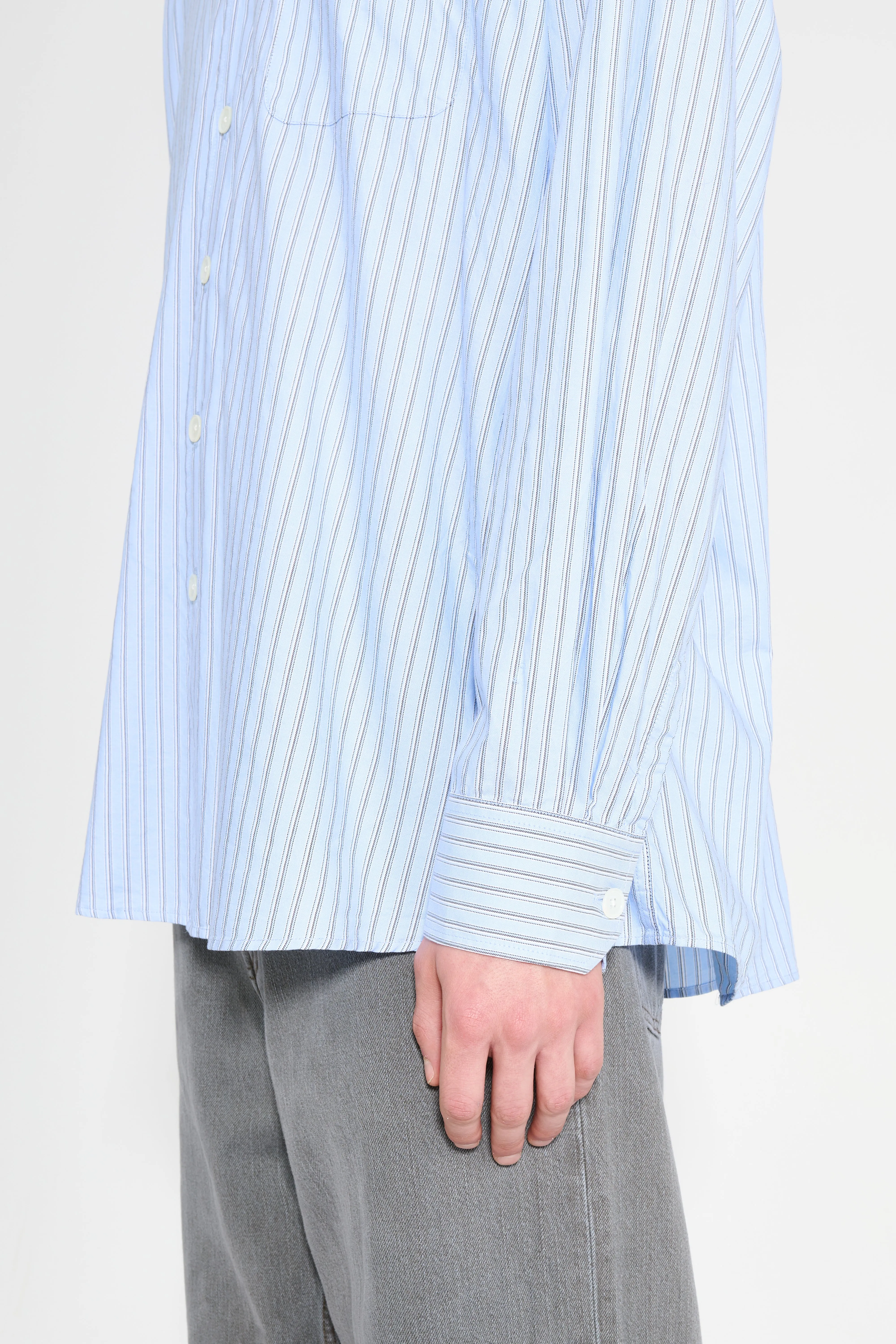 Our Legacy Borrowed Shirt Big Daddy Stripe Oxford