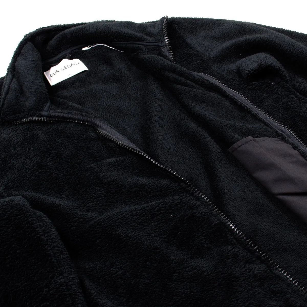 Our Legacy - Funnel Blouson - Black Polarfleece