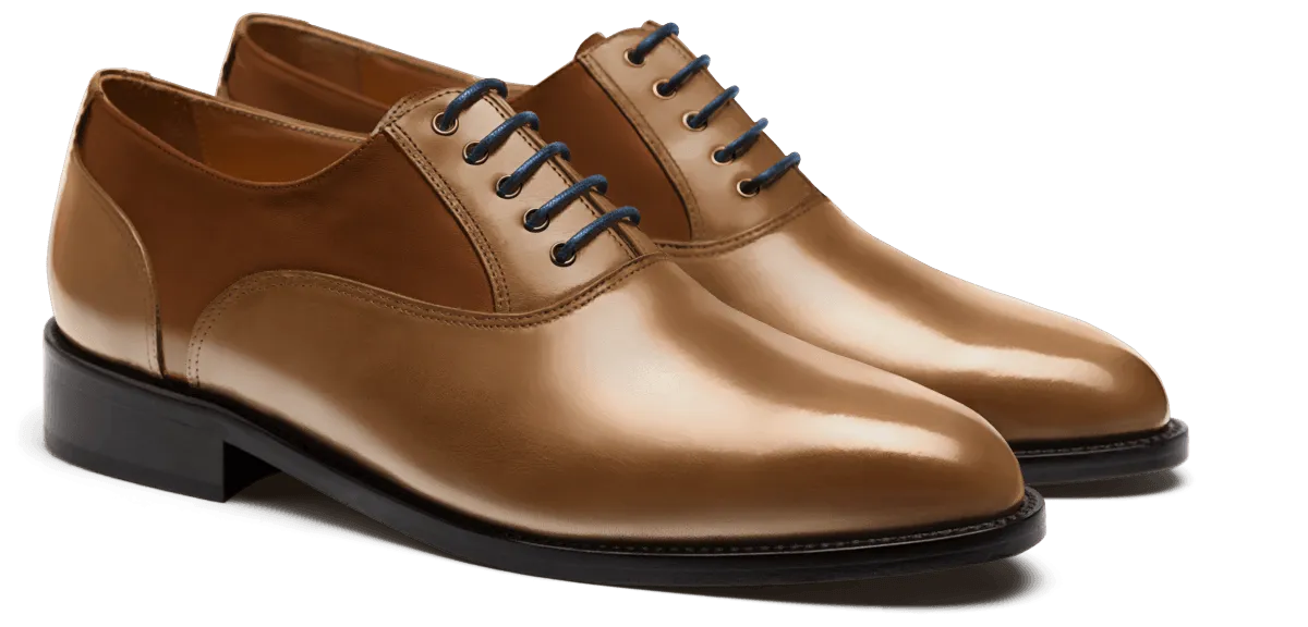  Oxfords en florentic marrón