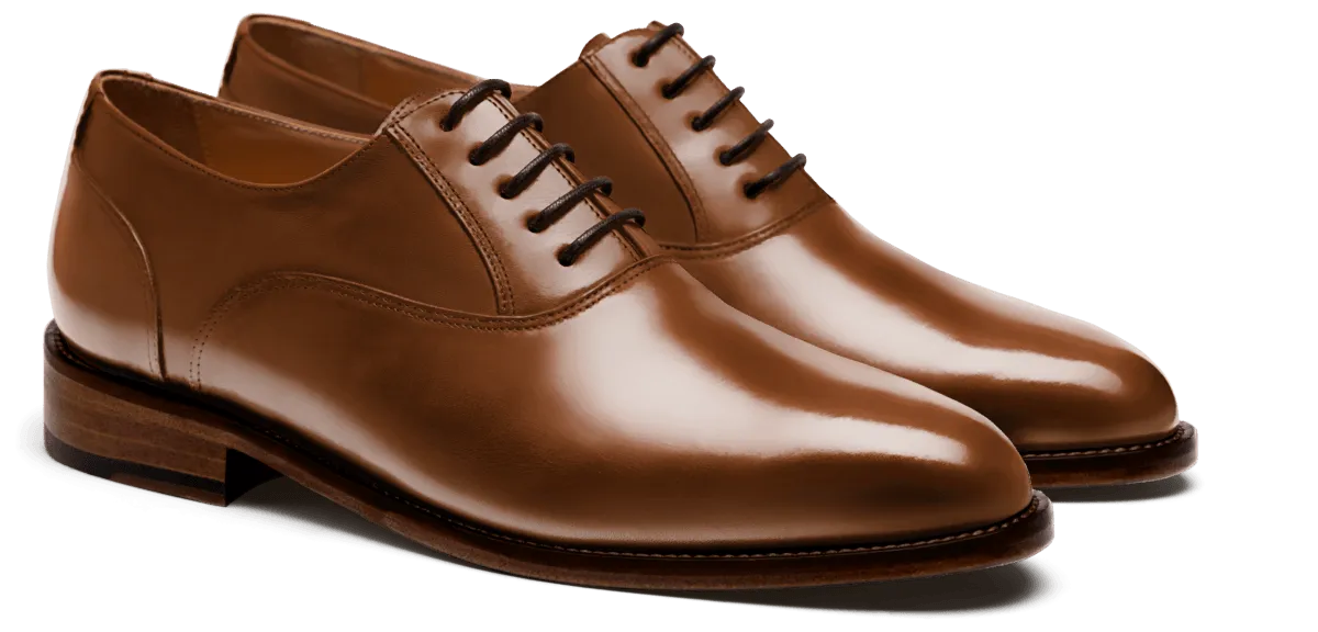  Oxfords en florentic y serraje marrón