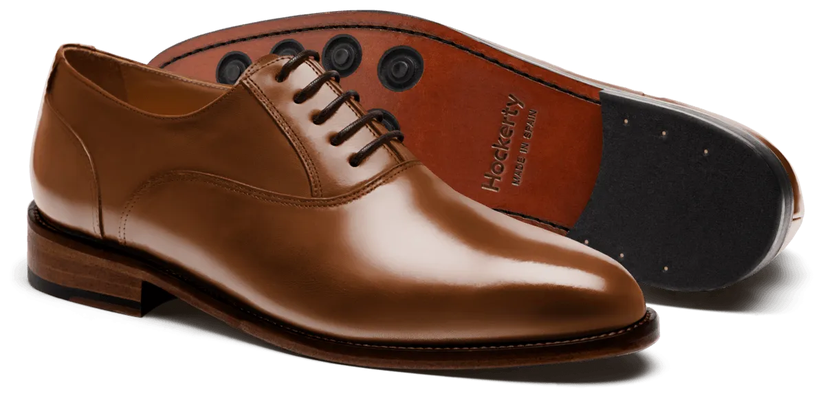  Oxfords en florentic y serraje marrón