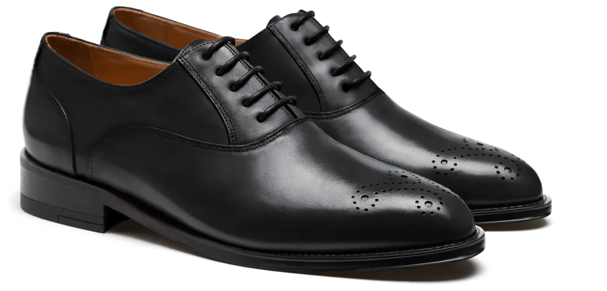  Oxfords en piel negro