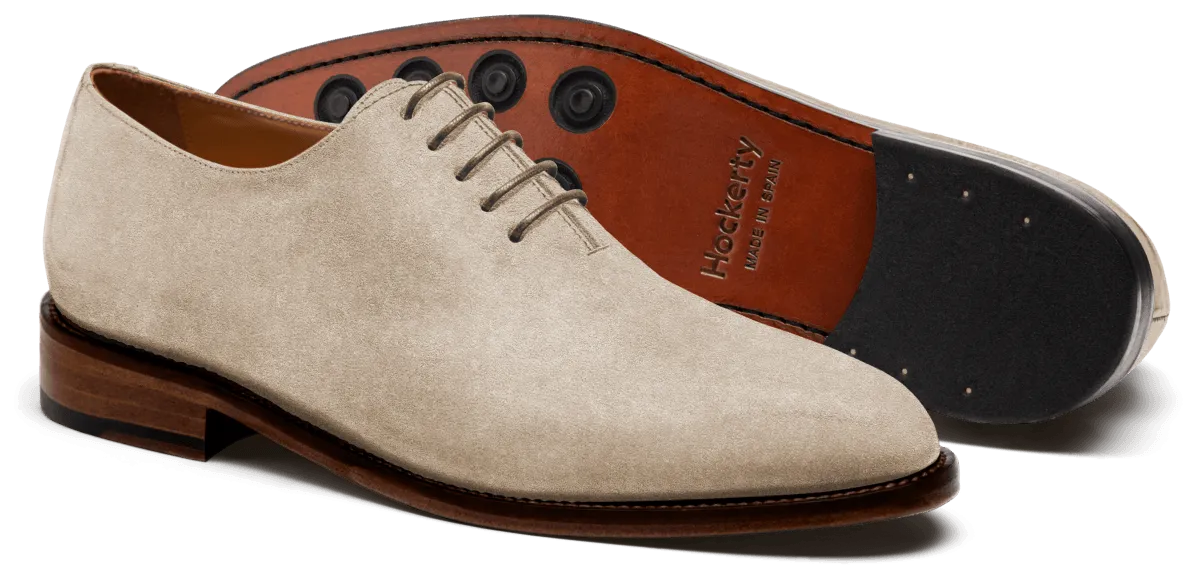  Oxfords Enterizos en serraje beige