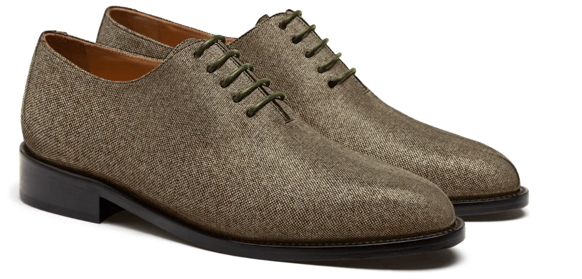  Oxfords Enterizos en tweed marrón