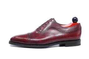 Palacio burgundy marble patina MTO LPB last city rubber sole - Buy now online!