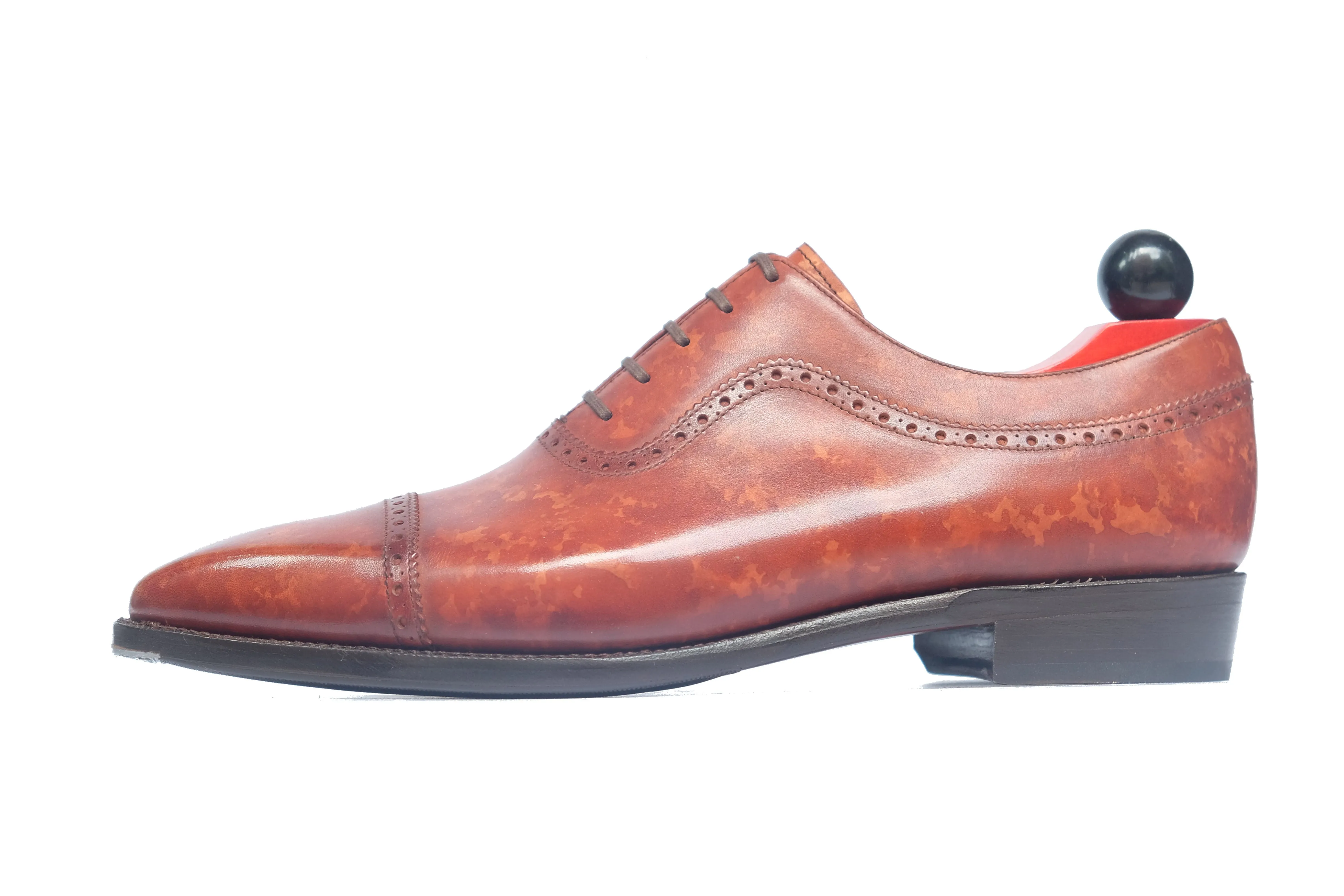 Palacio MTO Gold Marble Patina MGF Last Single Leather Sole - shop now