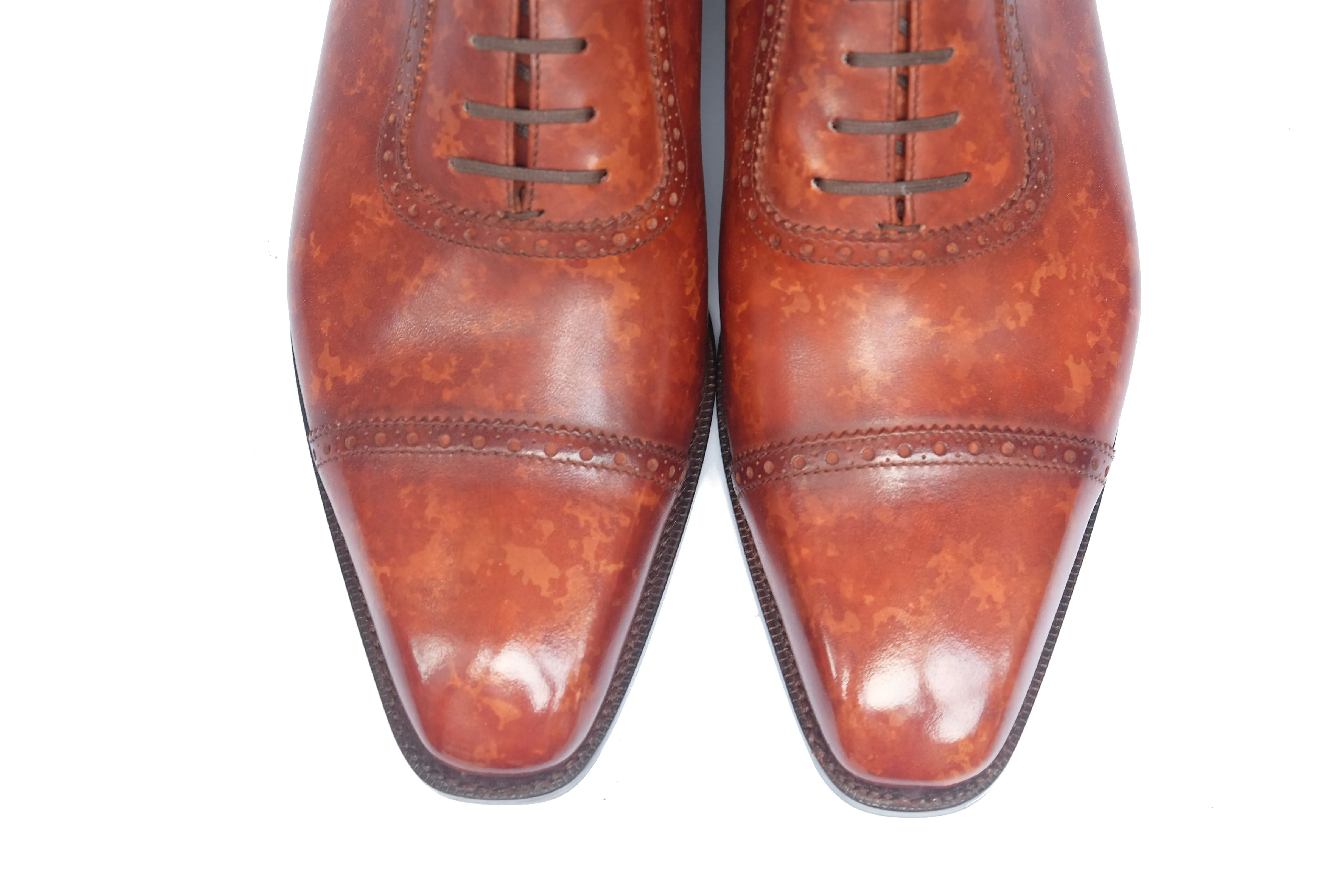 Palacio MTO Gold Marble Patina MGF Last Single Leather Sole - shop now