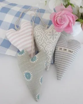 Pastel Hanging Hearts