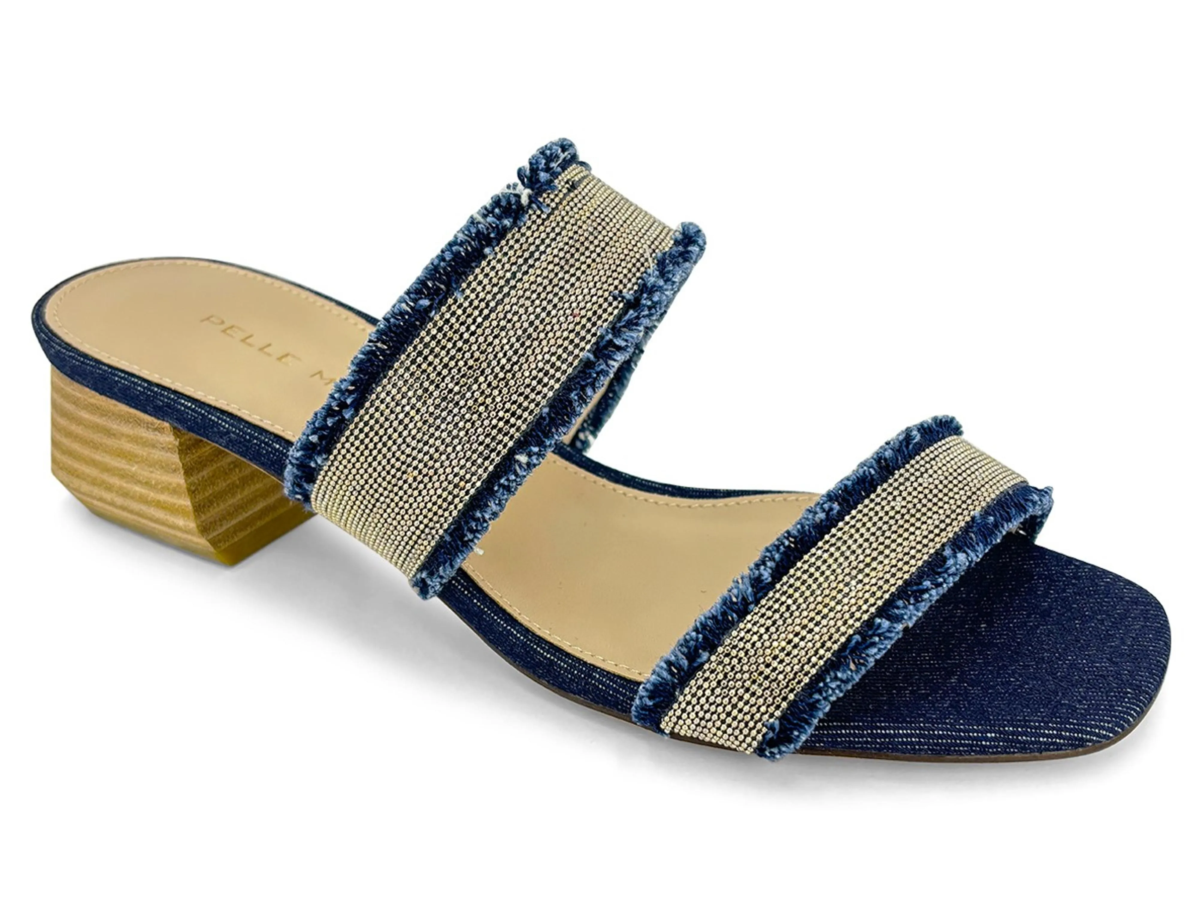 Pelle Moda Iona Slide Sandal Indigo