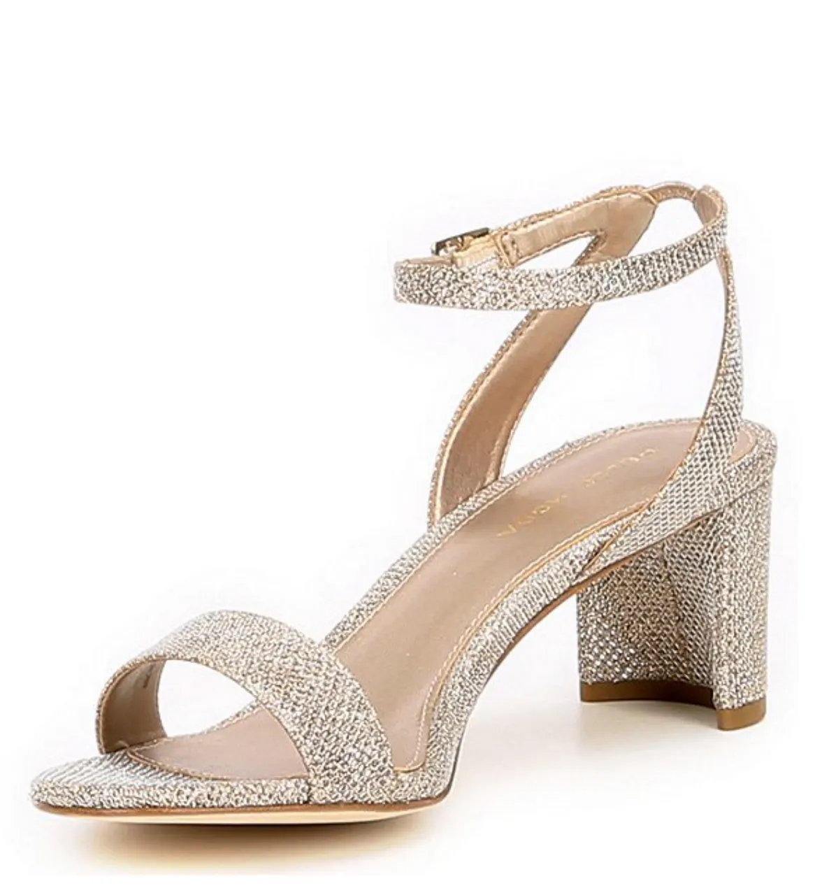 Pelle Moda Moira 2 Open Toe Heeled Sandal- Platinum