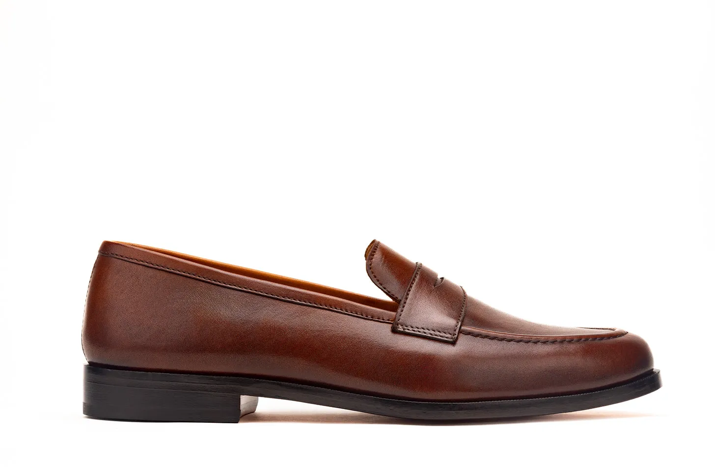 Penny Strap Loafer - cord stitching - vamp - result: