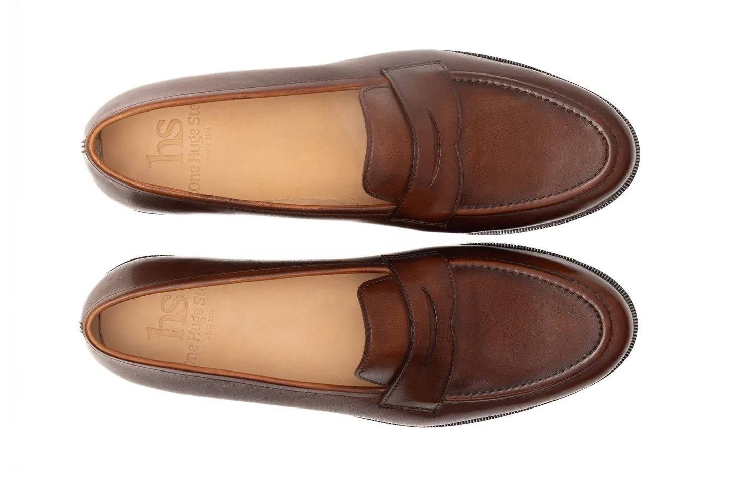 Penny Strap Loafer - cord stitching - vamp - result: