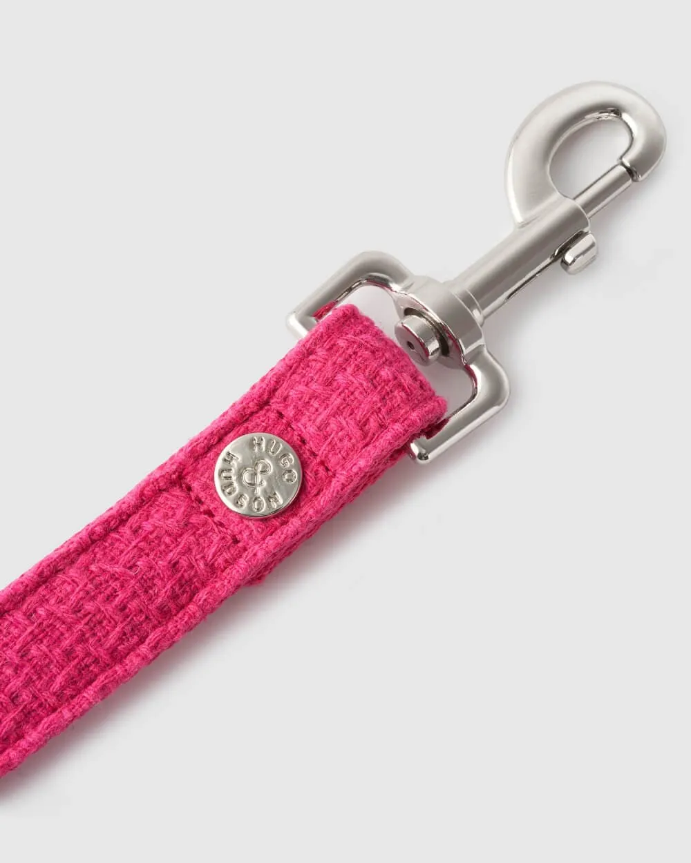 Pink Tweed Dog Lead