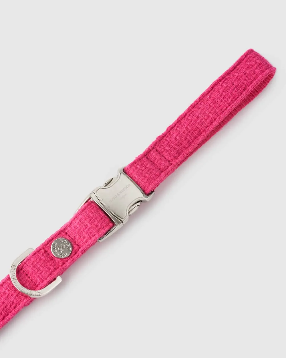 Pink Tweed Dog Lead