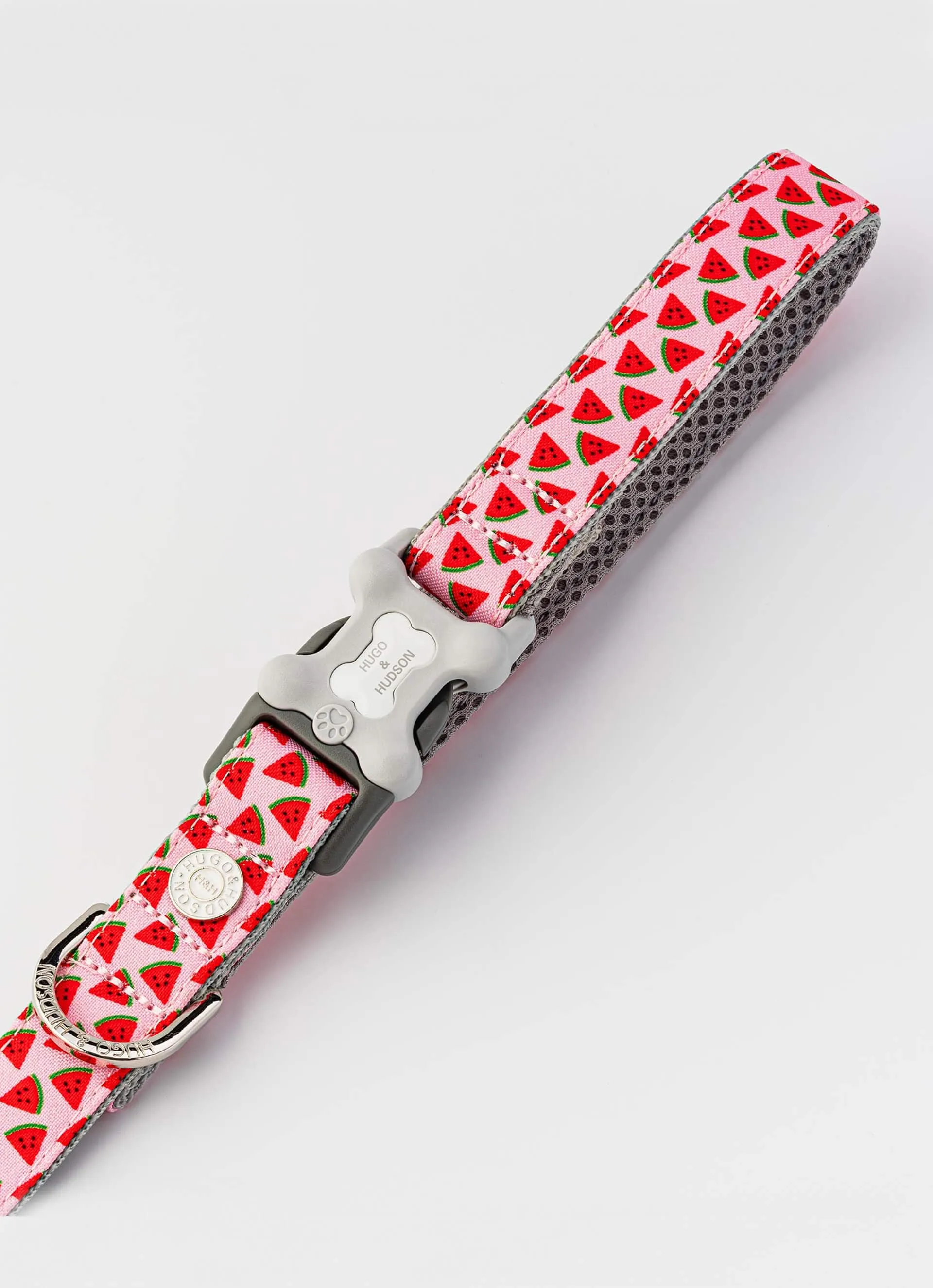 Pink Watermelon Fabric Dog Leash