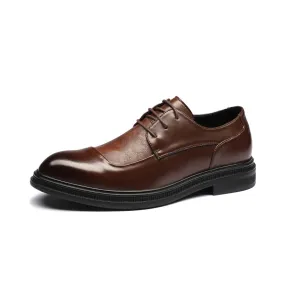 Pointed Toe British Oxfords for Business