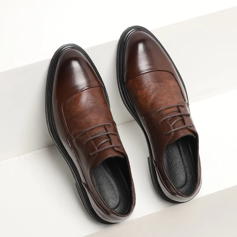 Pointed Toe British Oxfords for Business