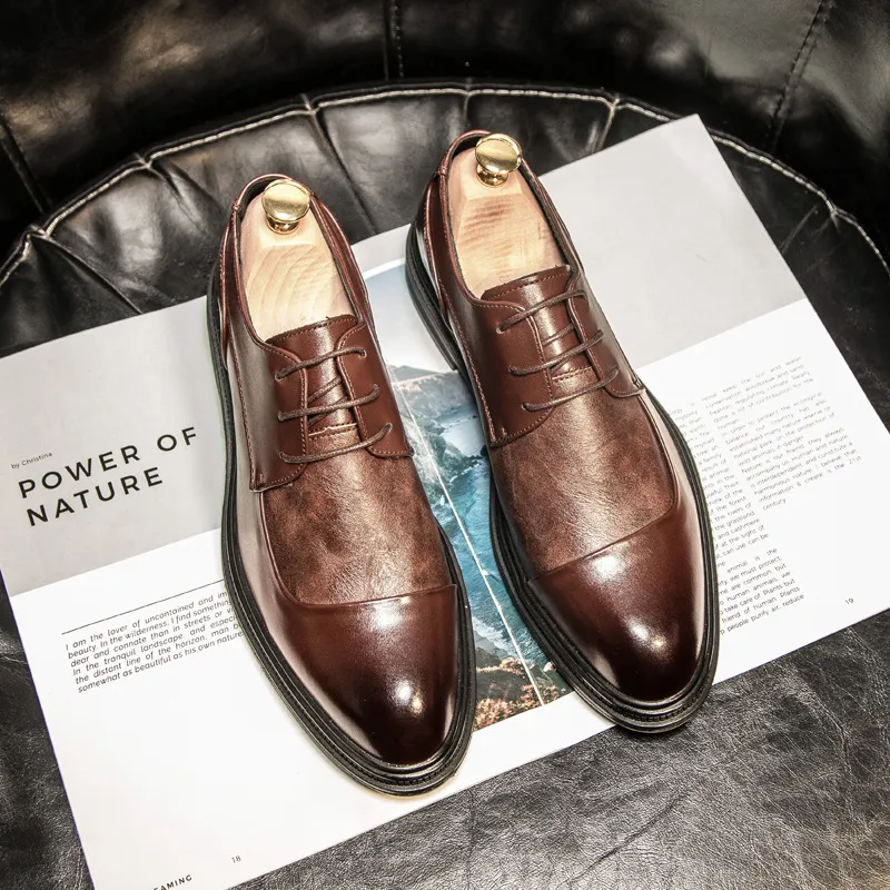 Pointed Toe British Oxfords for Business