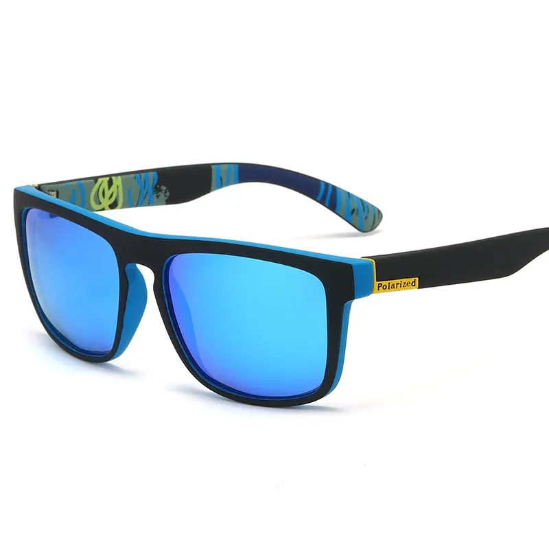 Polarized sunglasses, mirror fashion square design