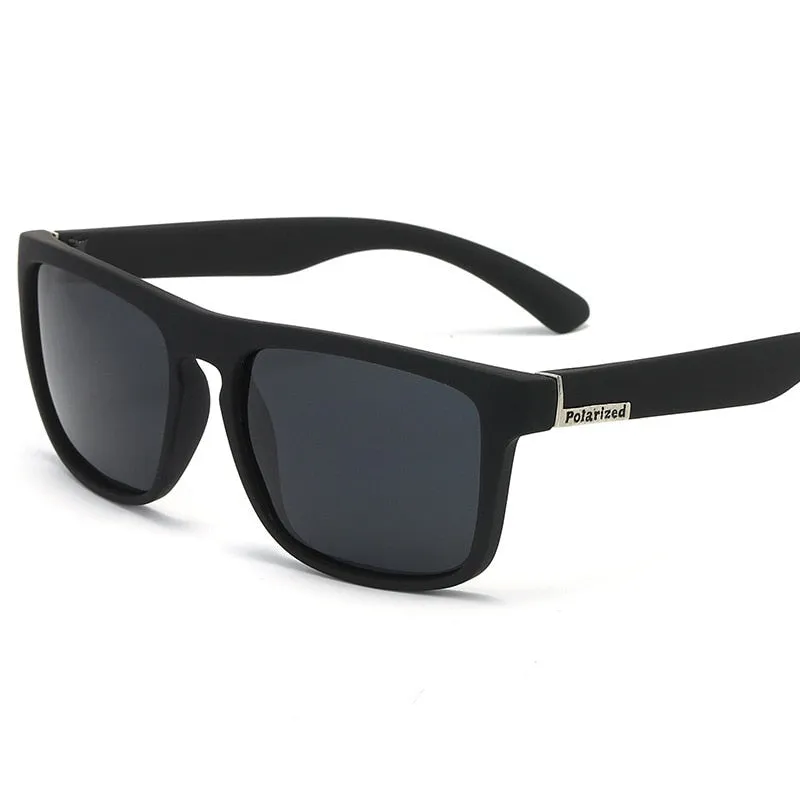 Polarized sunglasses, mirror fashion square design