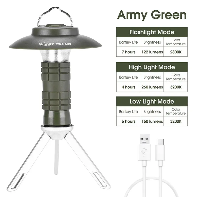 Portable Camping Light | 3 Lighting Modes | Best Camping Gear