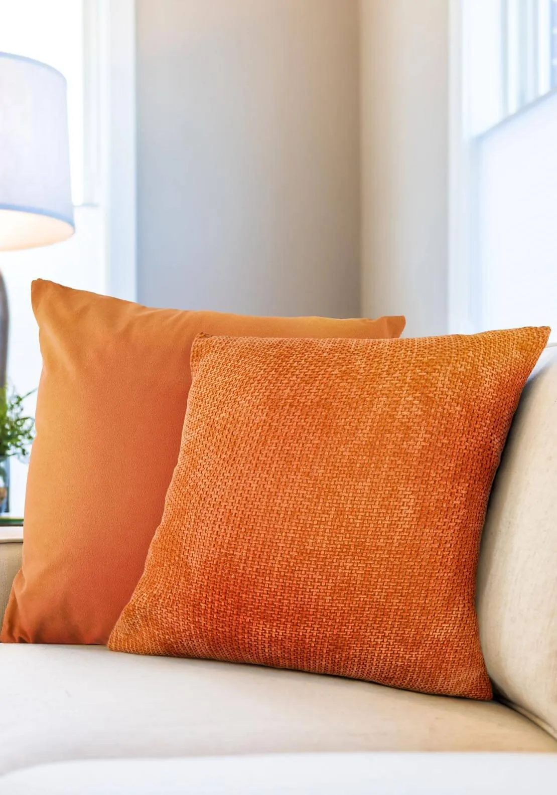 Portland Cushion 17x17 Burnt Orange - Shop Now