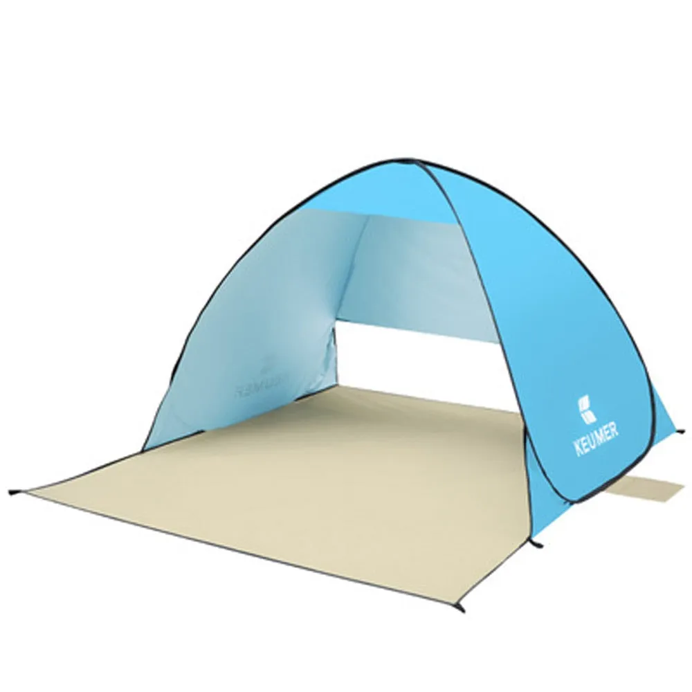 Quick UV protection automatic pop up tent for camping and beach