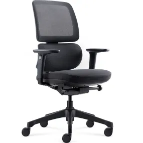 Rapidline Orca Ergonomic Chair with High Mesh Back and Arms in Black