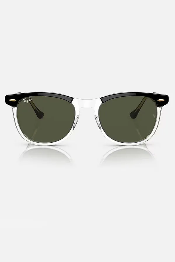 Ray-Ban Black Transparent Sunglasses With Eagle Eye