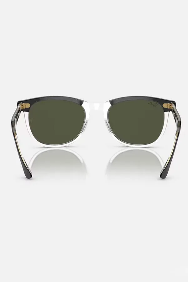 Ray-Ban Black Transparent Sunglasses With Eagle Eye