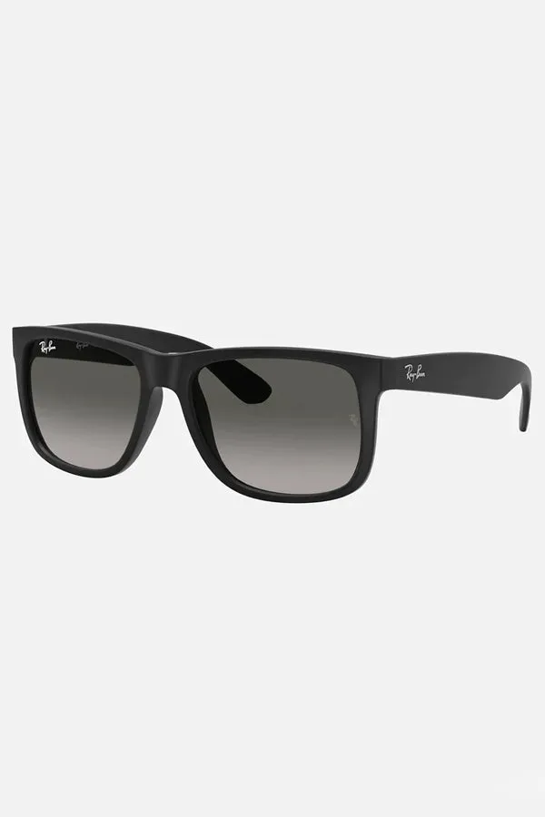 Ray-Ban Justin Sunglasses - Rubber Black/Grey