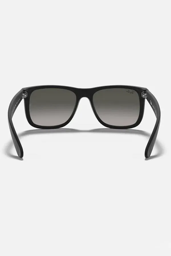 Ray-Ban Justin Sunglasses - Rubber Black/Grey