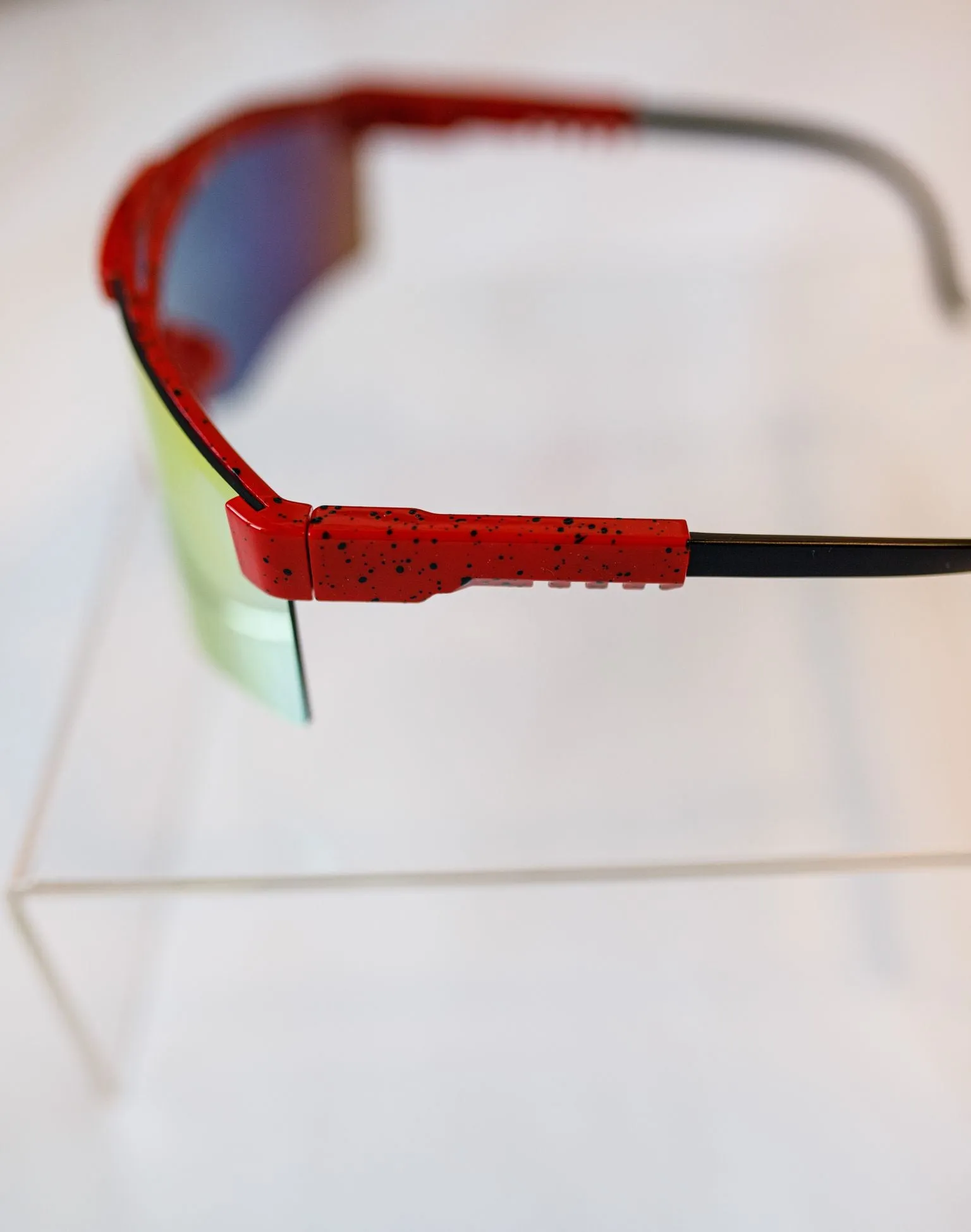 Red athletic eyewear