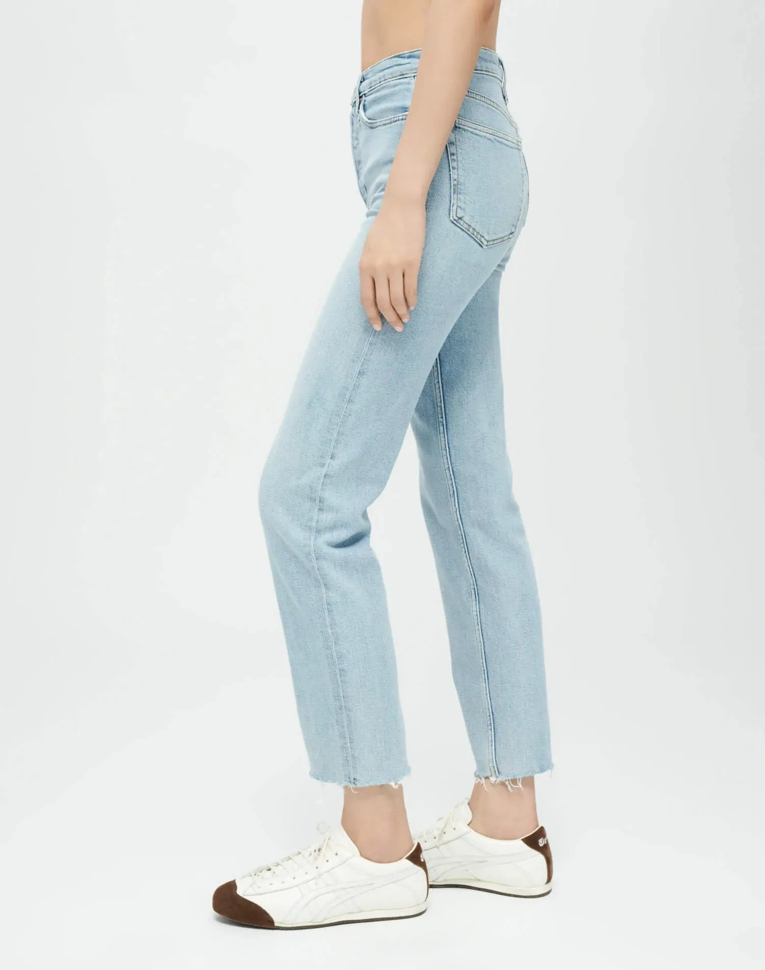 RE/DONE High Rise Stove Pipe jeans with Comfort Stretch - 90s inspired